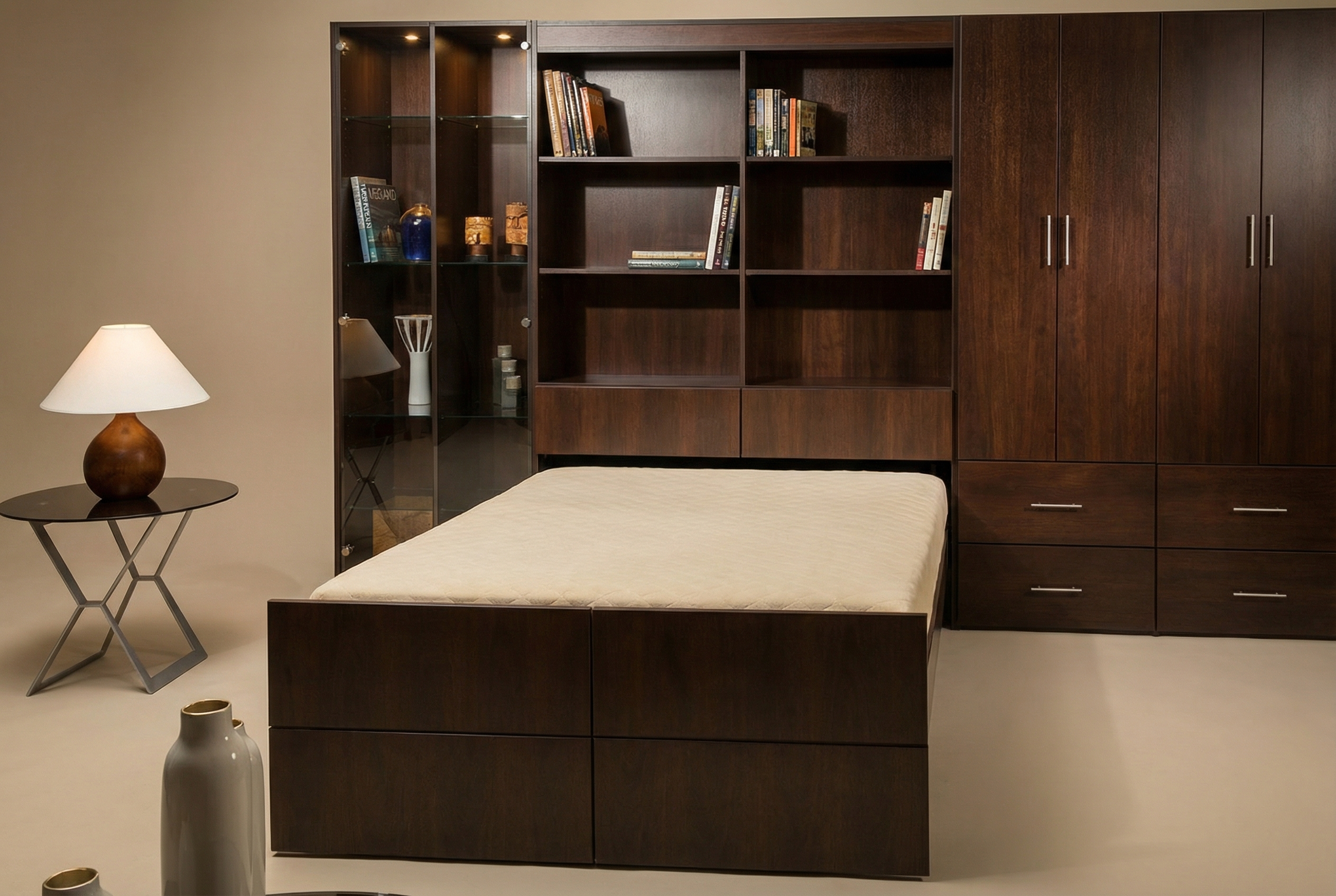 Murphy bed wall bed system